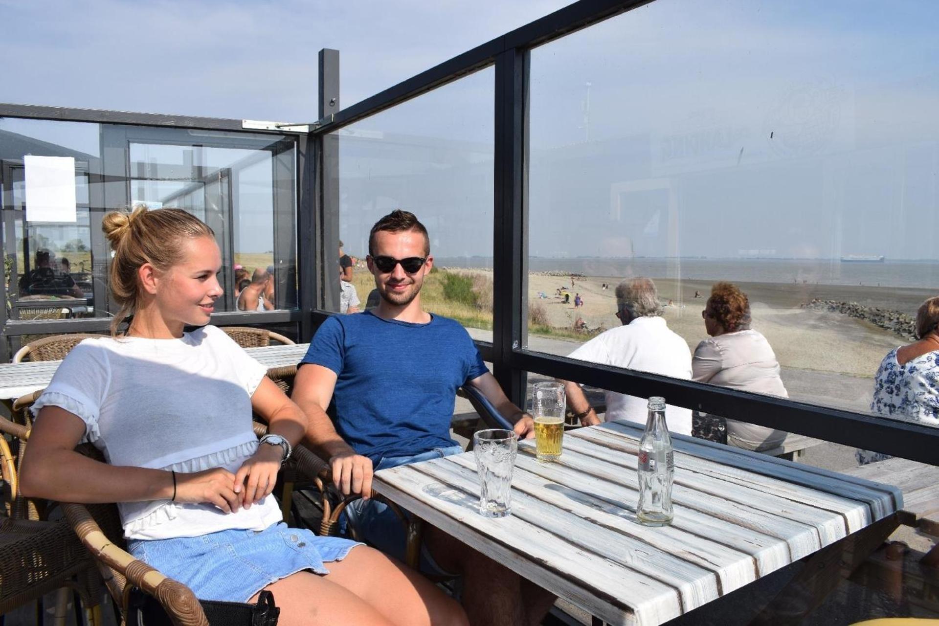 Campingplatz Scheldeoord Zeeland Neben Einem Sandstrand Baarland Exterior foto